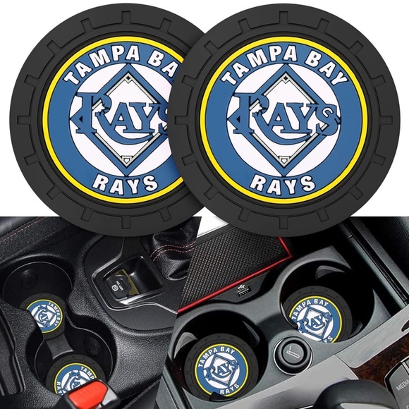 Tampa Bay Devil Rays Car Coasters - Picture 1 of 3